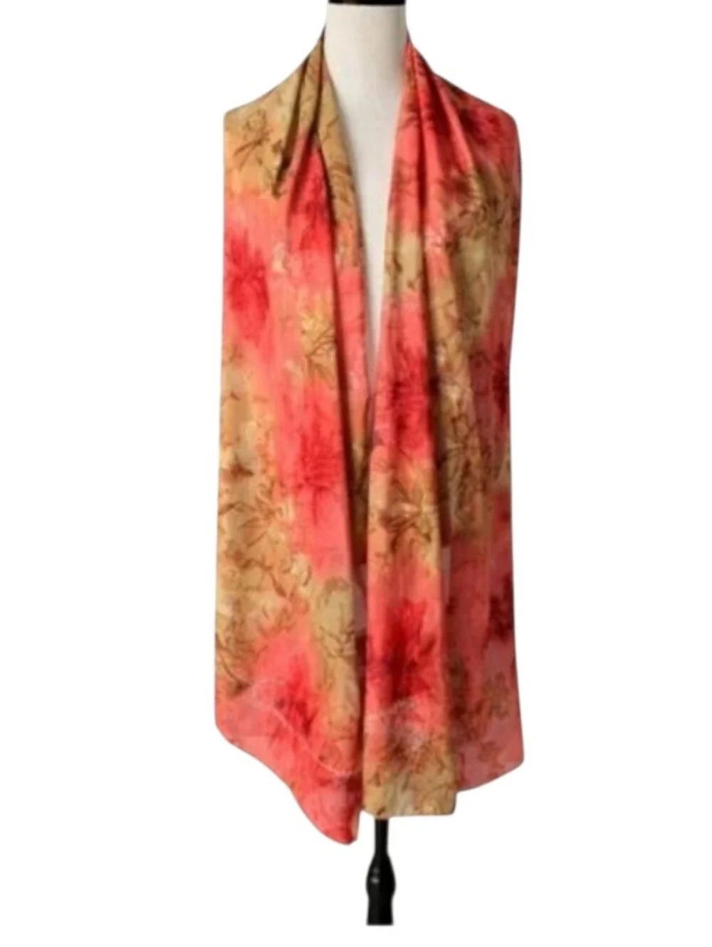 Art Devoré Burnout Silky Floral Scarf/Shawl